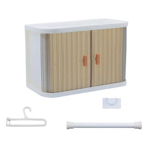 Doll Wardrobe Organizer Collapsible Storage Box Cosmetic Jewelry Display Rack - Picture 1 of 8