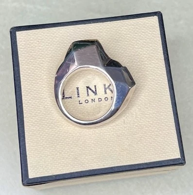 Links Of London Sterling Silver Flutter And Wow Heart Modernist Geometric Ring - Image 1 of 4