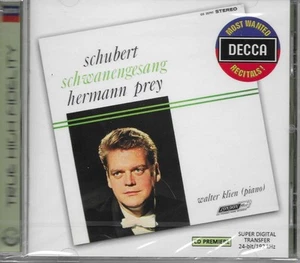 SCHUBERT schwanengesang HERMANN PREY Decca Most Wanted Recitals CD SEALED - Picture 1 of 2