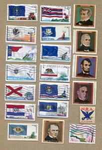 USA POSTAGE STAMPS Mix Lot of 20 United States of America POSTAGE STAMPS #U16 - Picture 1 of 1