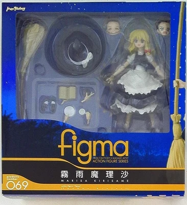 Figura de acción Figma 069 Touhou Project Kirisame Marisa Max usada de fábrica Japón Foto 1 de 4