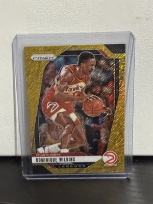 07/10! DOMINIQUE WILKINS 2024-25 PANINI PRIZM LEGENDS HALCONES DE ORO #282 Foto 1 de 2