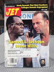 DIE HARD Movie Samuel Jackson Bruce Willis Vintage JET Magazine June 12 1995 - Picture 1 of 1