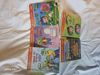 LEAP FROG.  LeapReader Junior.  LOT OF (5) BOOKS   ** Used - Image 1 of 2