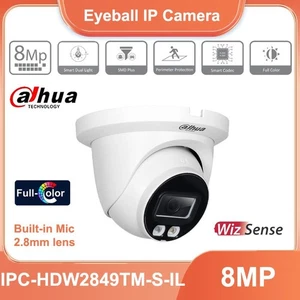 Dahua IPC-HDW2849TM-S-IL 8MP Micrófono a todo color WizSense Cámara IP PoE Doble Luz - Imagen 1 de 9
