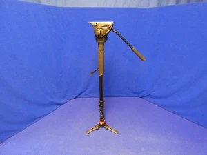 Manfrotto MVMXPRO500US 3-Section Aluminum Video Monopod w/Handle, Quick Release - Picture 1 of 13