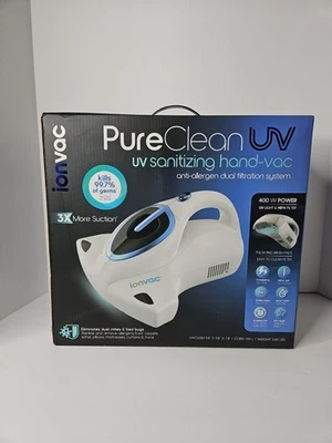 Ionvac UV PureClean Hand-Vac Handheld Vacuum w/UV Sanitizing Light - NEW - Image 1 of 4