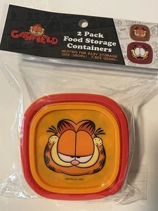 Garfield 2 Pack Food Storage Containers New  - Picture 1 of 3