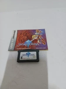 Sword of Mana Nintendo Game Boy Advance GBA w/ Manual Square Enix Tested - Picture 1 of 3