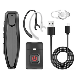Walkie Talkie Bluetooth PTT Headset Earpiece Hands- K Plug for Microphone3411 - Picture 1 of 8