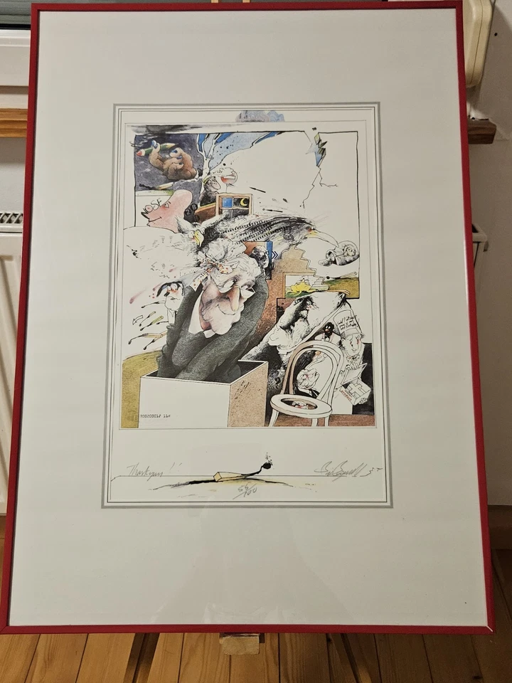 Signierter Druck Karikatur  LIMITIERT   von Brian Bagnall aus München - Bild 1 von 4