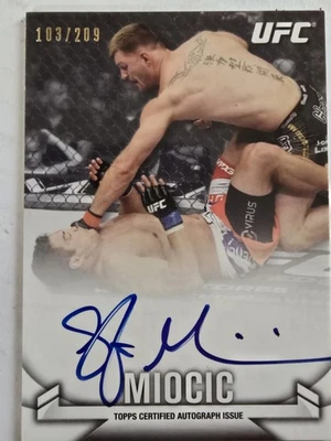 2013 Topps UFC Knockout Auto 103/209 Stipe Miocic #KA-SM Auto - Image 1 of 4