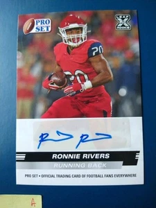 2022 Leaf Pro Set Ronnie Rivers #PSA-RR1 AUTO Rookie RC - Bild 1 von 2