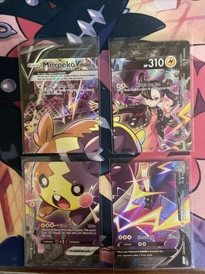 Morpeko V-Union (-290) (Set of 4) SWSH290 SWSH: Sword & Shield Promo Cards Holo - Image 1 of 4
