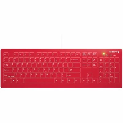 CHERRY AK-C8112 Medical Keyboard - Permanent Cable - US Layout - (CF/WIN LEFT) R - Image 1 of 2