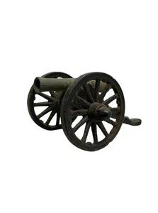 Vintage Penn Craft Cast Iron Toy Cannon Adjustable Barrel Civil War - Picture 1 of 6