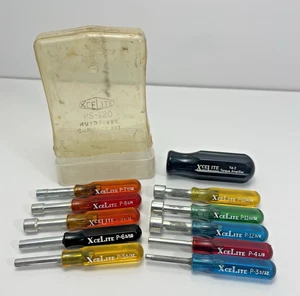 Vintage Xcelite 11-Piece PS-120 SAE Compact Nut Driver Nutdriver Set Made in USA - Picture 1 of 11