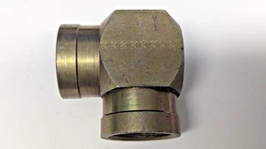 NOS 1" NPT Stahl Hydraulik Winkelverschraubung 1" Rohrgewinde, 1-DD, 5504-16-16 - Bild 1 von 5