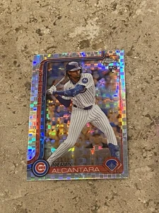 Kevin Alcantara 2025 Topps Chrome X-Fractor #173 RC Chicago Cubs PWE - Picture 1 of 2