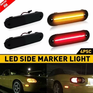 For 1990 2000 2001 2002- 2005 Mazda Mx-5 Miata Front Rear LED Side Marker Lights - Bild 1 von 18