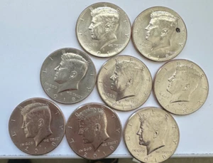 Medio dólar Kennedy 2018D, circulado ocho (8) monedas Denver Mint - Imagen 1 de 5
