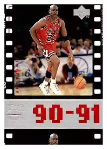 Michael Jordan 1998 Upper Deck MJ Timeframe 90-91 61-Win Regular Season Card# 48 - Picture 1 of 2