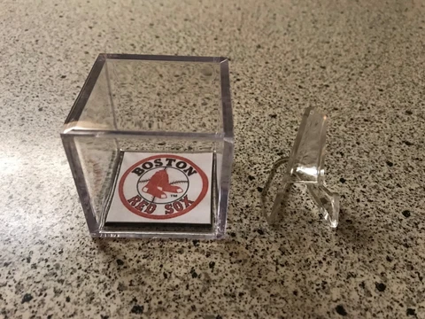 Boston Red Sox Custom MLB World Series Champions Baseball Ring Display Case Cover