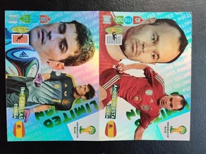 Cromos de futbol adrenalyn XL mundial 2014 Brasil (Iniesta x Casillas) limited - Imagen 1 de 3