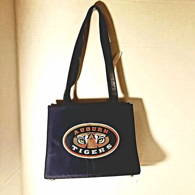 Auburn University Tigers Women's Footed Handbag w/ Straps & ICONIC LOGO - Image 1 of 4