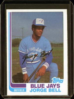 1982 Topps JORGE "GEORGE" BELL rookie rc #254 blue jays - Image 1 of 2