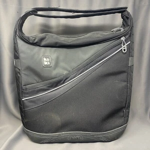 Black Durable BAGABOO Koki UTILITY BAG Bike Pannier Clip On Travel - Picture 1 of 5