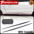 Carbon Side Skirt Extension Spoiler For Mercedes S-Class C217 S500 S63 S65 AMG