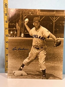 Lou Boudreau HOF Clevelend Indians Autographed 8x10 Photo - Picture 1 of 2