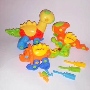 Kidwerks Dinosaur Set STEM Learning Developmental Toys Educational Take Apart  - Picture 1 of 7