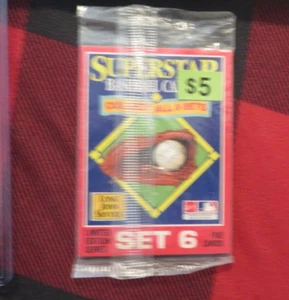 Starline Long John Silvers Superstar Set 6 1990 - Nolan Ryan en la parte superior sellado - Imagen 1 de 2
