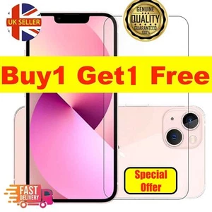 For iPhone 17 16 15 14 13 11 Pro Max X XR 7 Tempered Glass Film Screen Protector - Picture 1 of 9