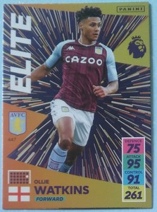 Adrenalyn XL PL 2021-22 Elite card Ollie Watkins of Aston Villa