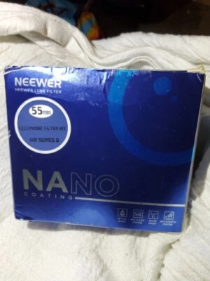 NEEWER Lens Filter 55mm Cellphone * Filter NW SERIES B * NANO COATING @ - Image 1 of 4