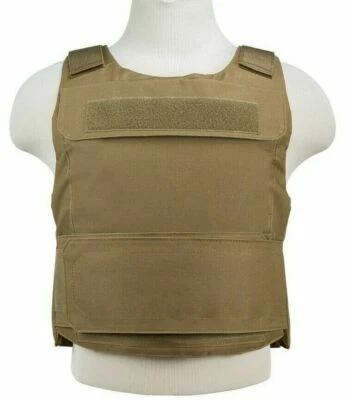 VISM Discreet Plate Carrier Vest 2XL-3XL External Pkt Tactical Shoot Hunt TAN Foto 1 de 3