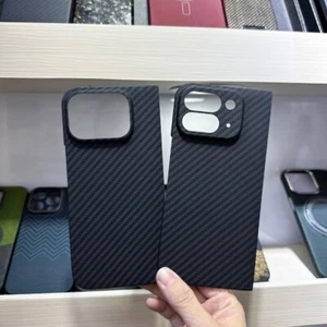 Luxury Real Carbon Fiber Hard Cover Phone Case for Google Pixel 9 Pro Fold - Imagen 1 de 5