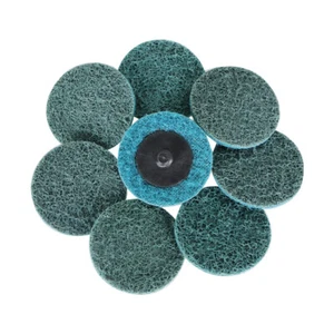 Dischi Condizionatori Superfici Fine 2" Roll Lock Die Smerigliatrice Levigatrici 50 Pezzi - Foto 1 di 15