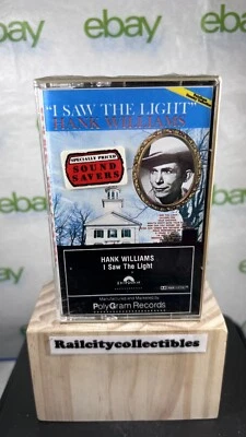 Hank Williams ‘I Saw The Light’ Cassette 🔥 1968, PolyGram * RARE, NEW & SEALED! - Image 1 of 4