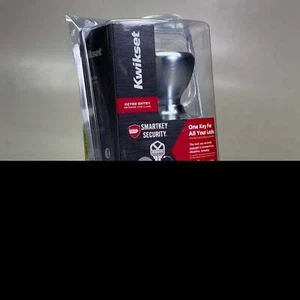 Kwikset Smartkey Kodiert Eintritt Türknauf W / Microban Satin Nickel 94002-952 - Bild 1 von 11