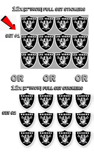 Las Vegas Raiders Nation sticker Full Set Stickers Fridge magnets - Picture 1 of 5