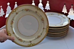 4 ~ Vintage ROYAL DERBY "JAPAN" Floral Round 9 7/8" Dinner Plate - Picture 1 of 7