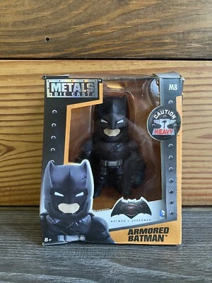 New Jada DC Batman vs. Superman Armored Batman M8 4" Diecast Metal Figure FP20 - Image 1 of 4