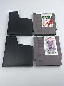 Lot Of 2 Goal! & Blades Of Steel For NES Nintendo Tested & Cleaned