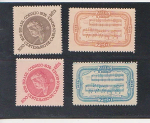 Stamps Brazil Scott #422-425 VLH - Picture 1 of 1