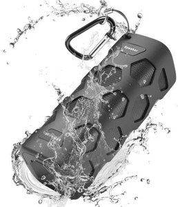 Caisson de basses sans fil portable Bluetooth 20 W NFC AUX antiéclaboussures NEUF - Photo 1/10