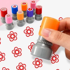 Selbstfärbende Belohnungen Blumenstempel Schüler Belohnungen Lehrer Bewertung Stempel Lehrer - Bild 1 von 25